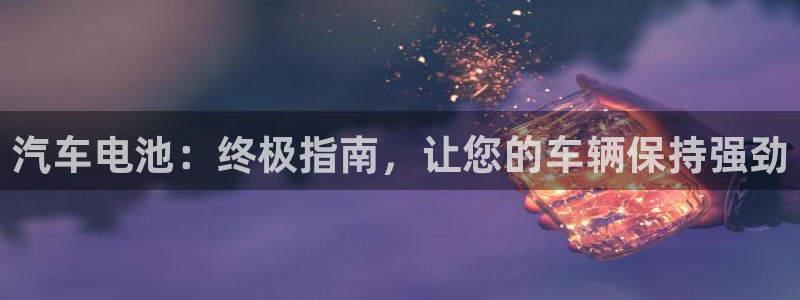 优发国际平台手机版下载官网：汽车电池：终极指南，让您的车辆保持强劲