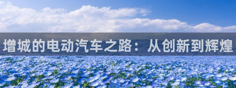 优发娱乐pc版官网：增城的电动汽车之路：从创新到辉煌
