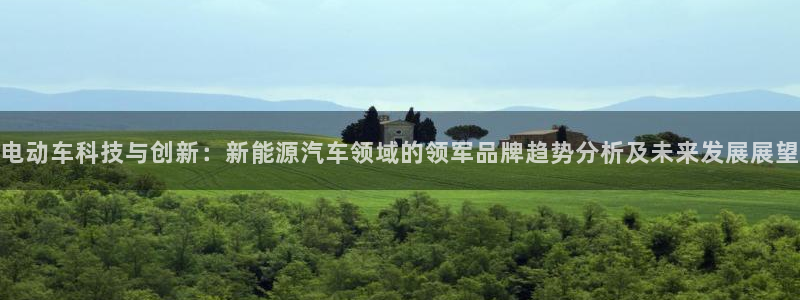 优发国际登录168：电动车科技与创新：新能源汽车领域的领军品牌趋势分析及未来发展展望