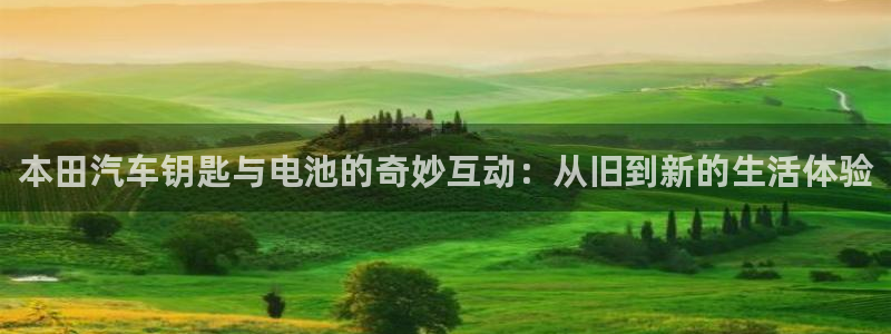 优发国际官方网平台登录：本田汽车钥匙与电池的奇妙互动：从旧到新的生活体验