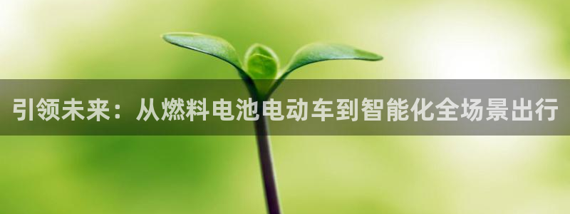 优发国际登录168：引领未来：从燃料电池电动车到智能化全场景出行